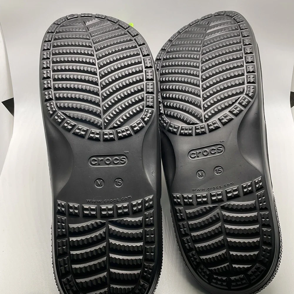 Crocs Classic Sandal - Graphics Black/Multi Animal Remix Men's 15, Women's 17